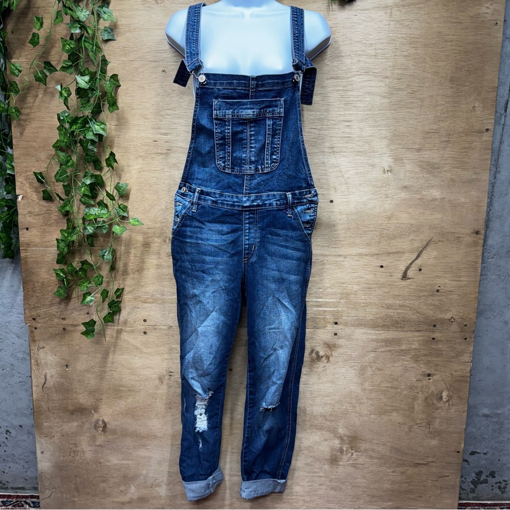 Kancan Blue Denim Overalls size XS
